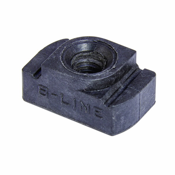 COOPER B-LINE BFV225WO Channel Nut, 0.63 x 1.297 x 0.755 Inch Size, Steel | CH7EZE