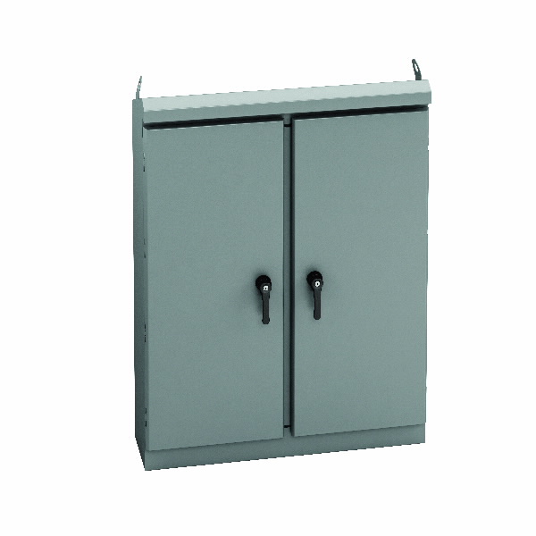 COOPER B-LINE ES-726016-4 Ground Mounted Panel Enclosure, 72 x 16 x 72 Inch Size | CH6UWT