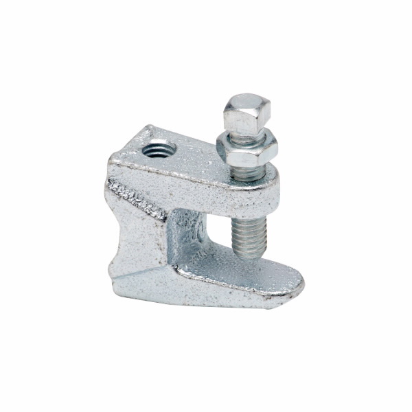 COOPER B-LINE FIG 68S-1/2-PLN Beam Clamp, 1/2-13 Inch Rod Size Steel Finish | CH7GGE
