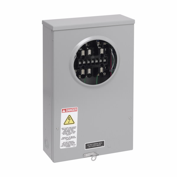 COOPER B-LINE SP02133N2GRST Meter Socket Test Switch, 20A, Galvanized Steel | CH7RYN