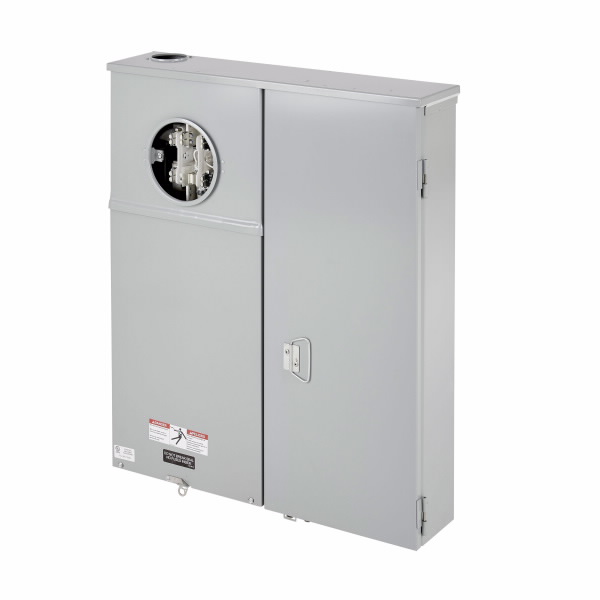 COOPER B-LINE U224 MTBPL Meter Breaker, 100A, Test Block, Gray Painted, Side, 4 Jaws, 1 Pole | CH6YKU