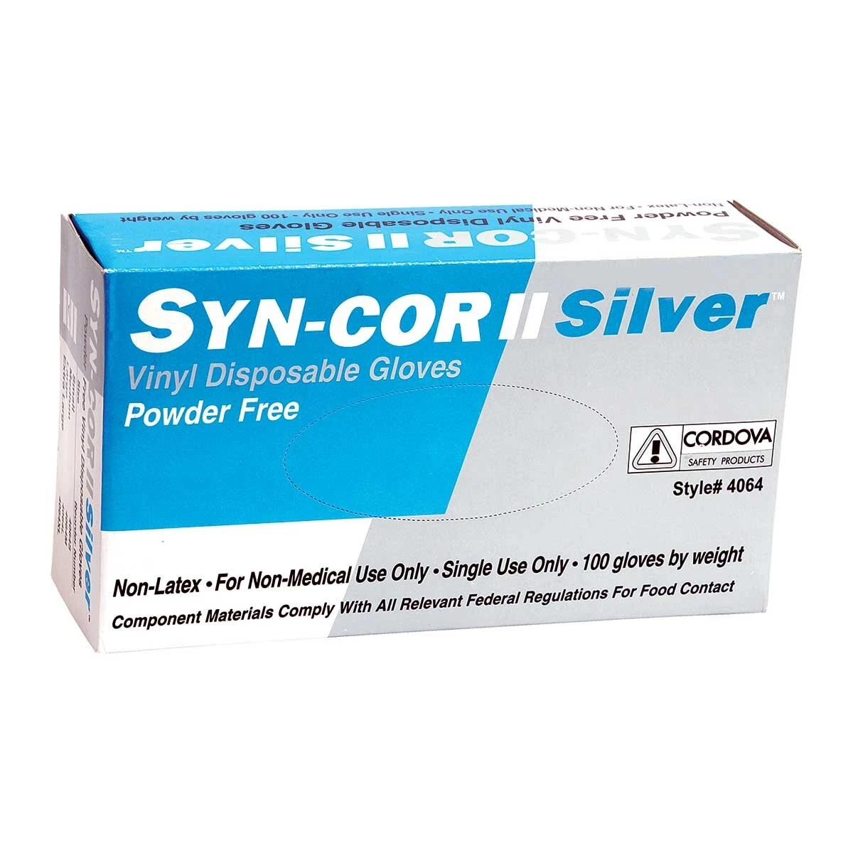 Vinyl Disposable Glove, Clear, Size M