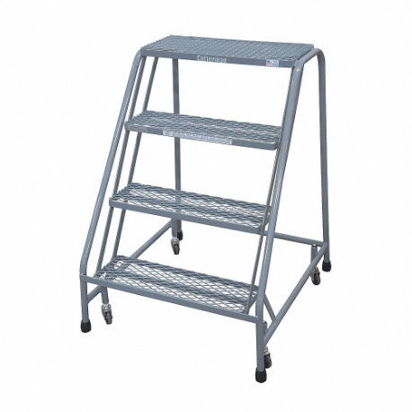 COTTERMAN 1004N2630A1E10B3C1P6 Rolling Ladder, 40 Inch Platform Height, 10 Inch Platform Depth, 24 Inch Platform Width | CR2NWT 8EG89