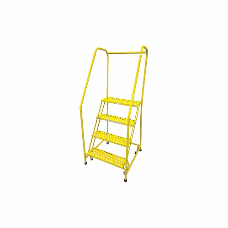COTTERMAN 1504R2630A6E10B3C2P6 Rolling Ladder, 40 Inch Platform Height, 10 Inch Platform Dp, 24 Inch Platform Width | CR2NXJ 21UV96