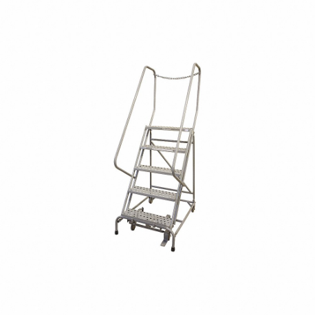 COTTERMAN 1005R2630A2E10B4D3C1P6 Rolling Ladder, 50 Inch Platform Height, 10 Inch Platform Dp, 24 Inch Platform Width | CR2PBL 21UR36
