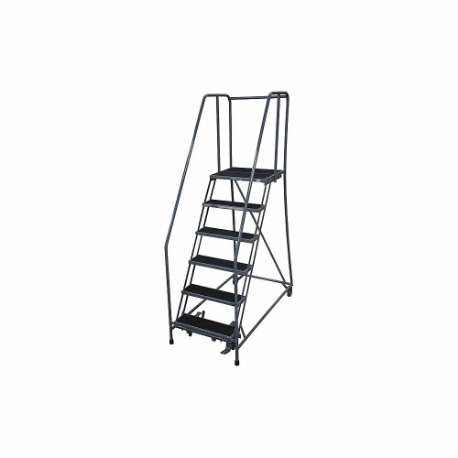 COTTERMAN 1006R1824A2E10B4D3C1P6 Rolling Ladder, 60 Inch Platform Height, 10 Inch Platform Dp, 16 Inch Platform Width | CR2PFL 21UR69
