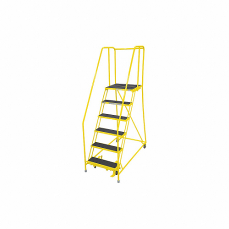 COTTERMAN 1006R2630A2E10B4C2P6 Rolling Ladder, 60 Inch Platform Height, 10 Inch Platform Dp, 24 Inch Platform Width | CR2PGM 21UR86