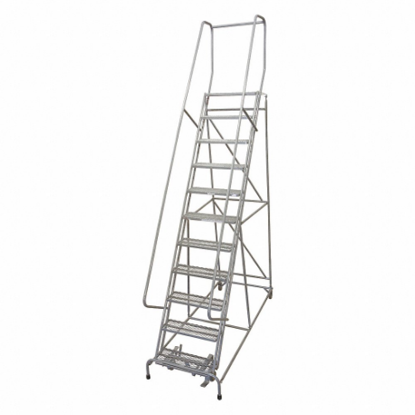 COTTERMAN 1012R2632A2E10B4C1P6 Rolling Ladder, 120 Inch Platform Height, 10 Inch Platform Depth, 24 Inch Platform Width | CR2NHT 45CH58