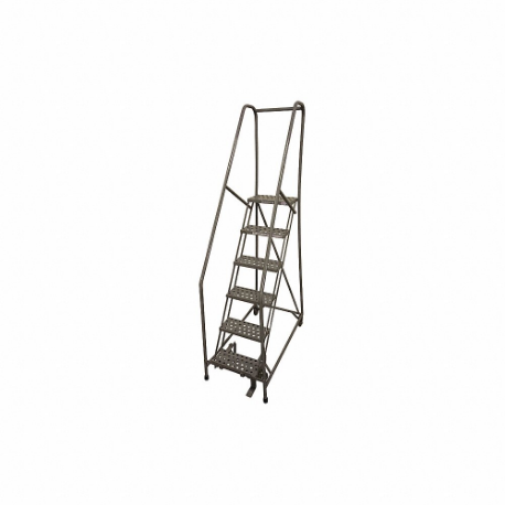 COTTERMAN 1006R1824A2E10B4AC1P6 Rolling Ladder, 60 Inch Platform Height, 10 Inch Platform Depth, 16 Inch Platform Width | CR2QDP 21UR67