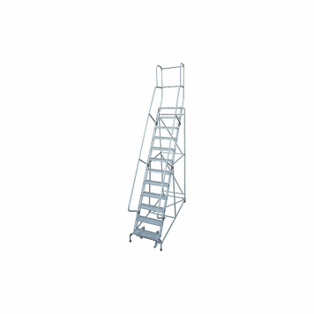 COTTERMAN 1512R2632A2E10B4AC1P3 Rolling Ladder, 120 Inch Platform Height, 10 Inch Platform Dp, 24 Inch Platform Width | CR2NJF 21UY27