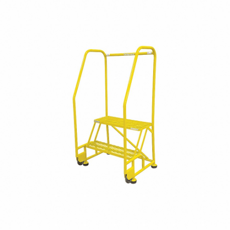COTTERMAN 2TR18A6E10B8C2P6 Tilt And Roll Ladder, 20 Inch Platform Height, 10 Inch Platform Dp | CR2PZB 21VA52