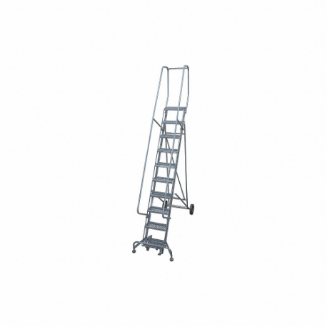 COTTERMAN 6510R1830A1E10B4BC1P6 Rolling Ladder, 100 Inch Platform Height, 10 Inch Platform Dp, 16 Inch Platform Width | CR2NCC 21VD92