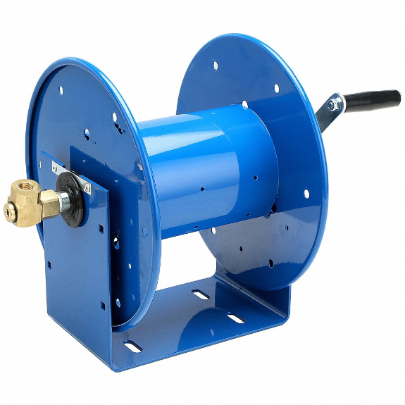Hand Crank Hose Reel, High Pressure, 3/8 Inch Inner Dia., 100 Feet Length
