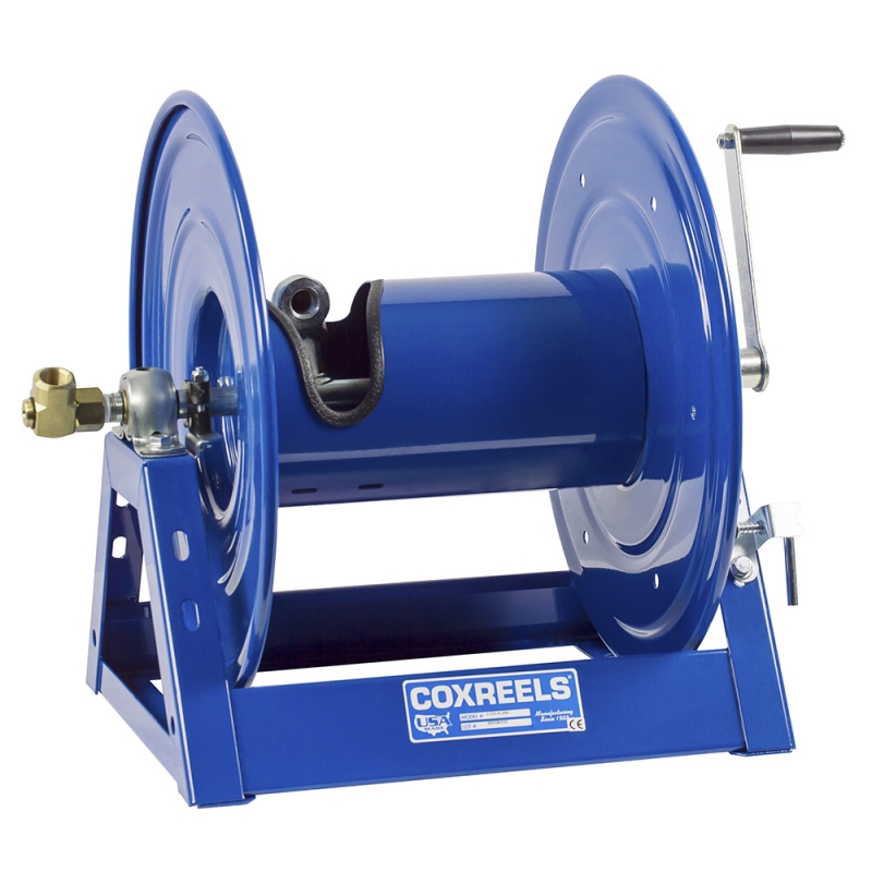 COXREELS 1125P-4-12-C Hand Crank Hose Reel, 1/2 Inch Inner Dia., 200 Feet Length | CF3LAD
