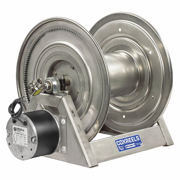 COXREELS 1125-4-100-E-SP Electric Motor Driven Hose Reel, 100 ft., 17 5/8 x 18 x 19 3/4 Inch Size | CF3LFW 29PP65