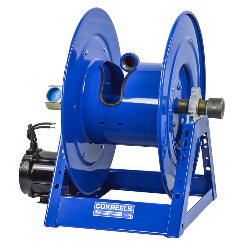 COXREELS 1185-1124-E-BUXX Motorized Hose Reel, Medium Pressure, 1-1/2 Inch Inner Dia., 50 feet Length | CF3LTE
