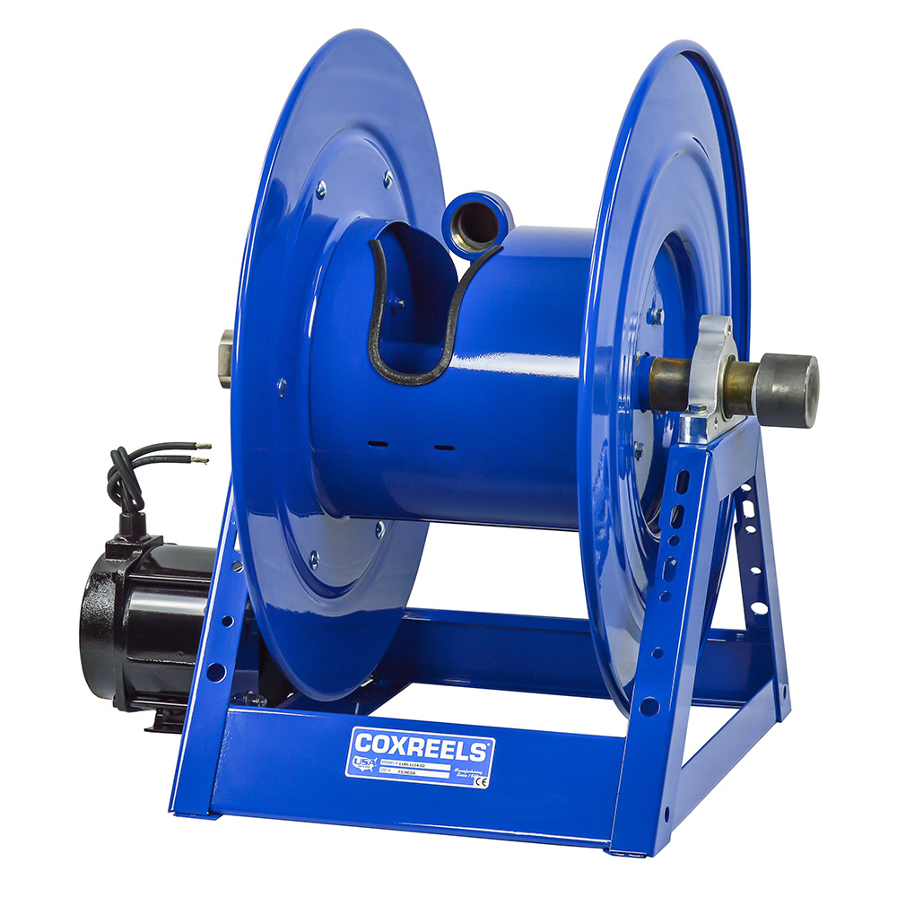 COXREELS 1185-3324-E Motorized Hose Reel, Medium Pressure, 1-1/2 Inch Inner Dia., 175 feet Length | CF3LRK