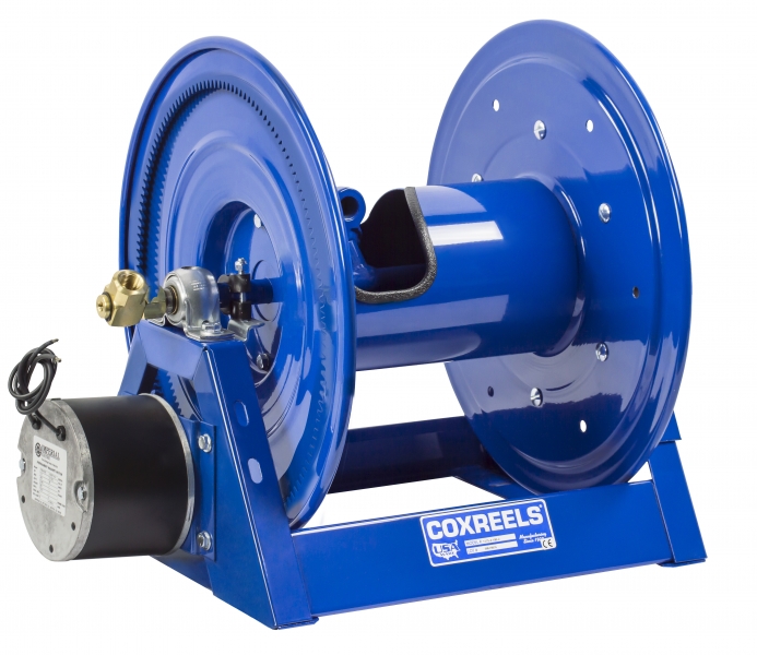 COXREELS 1275-4-150-E Motorized Hose Reel, Medium Pressure, 1/2 Inch Inner Dia., 150 feet Length | CF3LYE