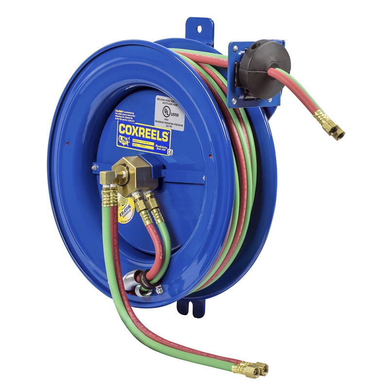 COXREELS SG17WL-150 Spring Return Hose Reel, 1/4 Inch Inner Dia., 50 Feet Length | CF3MKH