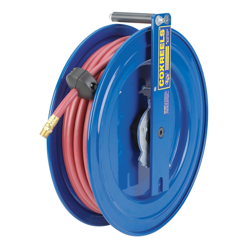 COXREELS EZ-SL13L-L125 Spring Return Hose Reel, Low Pressure, 1/4 Inch Inner Dia., 25 Feet Length | CF3KWN