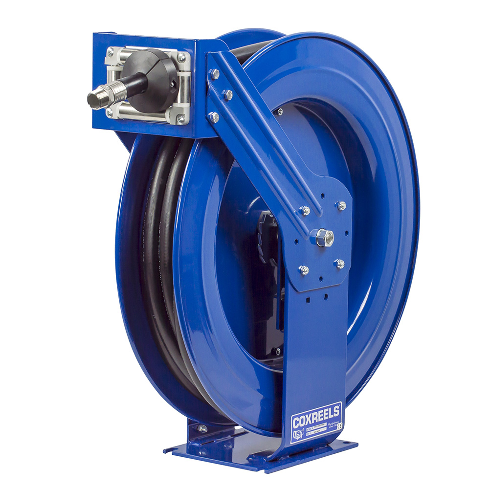 COXREELS TSH-N-550-DF-BBX Spring Return Hose Reel, 3/4 Inch Inner Dia., 50 Feet Length, Viton Seal | CF3KTL