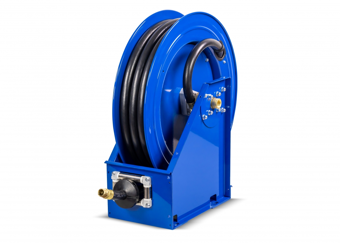 COXREELS XTM-LP-3100 Spring Driven Hose Reel, Low Pressure, 3/8 Inch Inner Dia., 100 Feet Length | CF3KUM