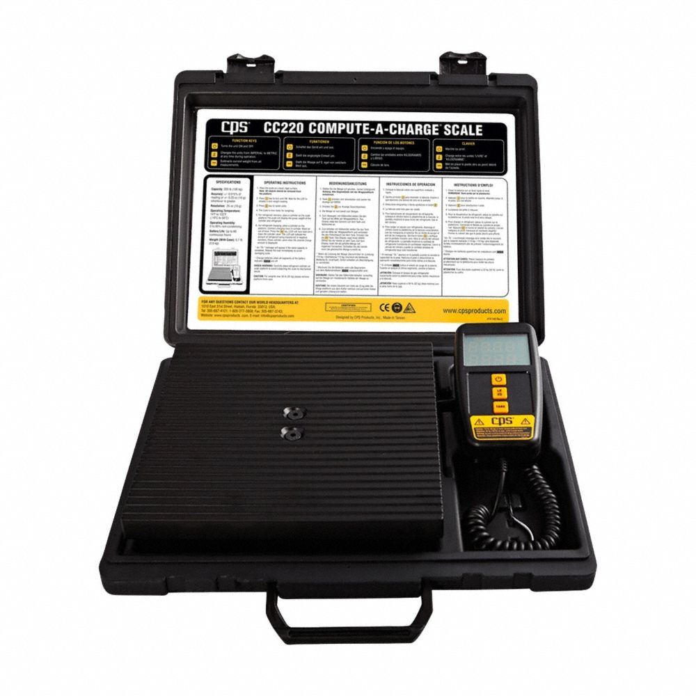 CPS PRODUCTS Refrigerant Scales