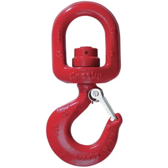 Swivel Hook With Latch, 11 Ton