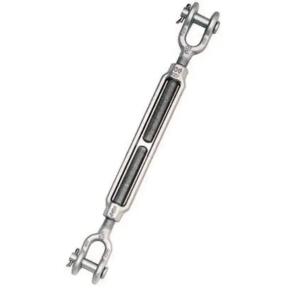Turnbuckle, 5/16 Inch x 4 1/2 Inch Size, Jaw And Jaw, Galvanized