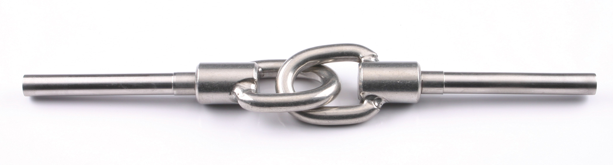 Handcrimp Interlocking Gate Eye, 1/8 Inch Wire