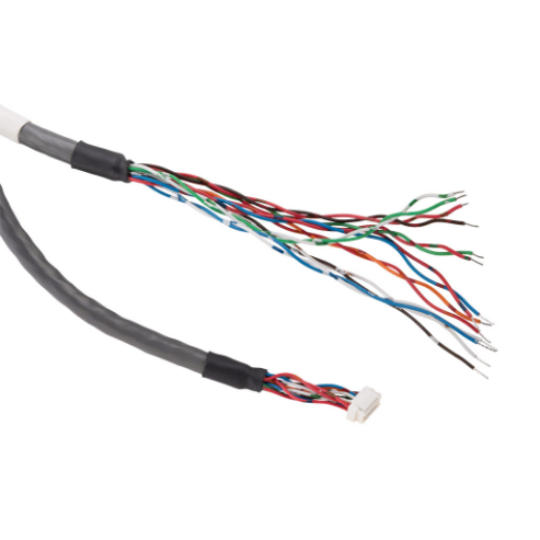 Encoder Cable, 18-Pin Connector To Pigtail, Shielded, Twisted Pair, 3 ft. Cable Length