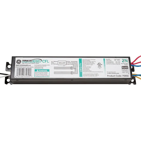 CFL Ballast, Electronic, 68W, 120/277V