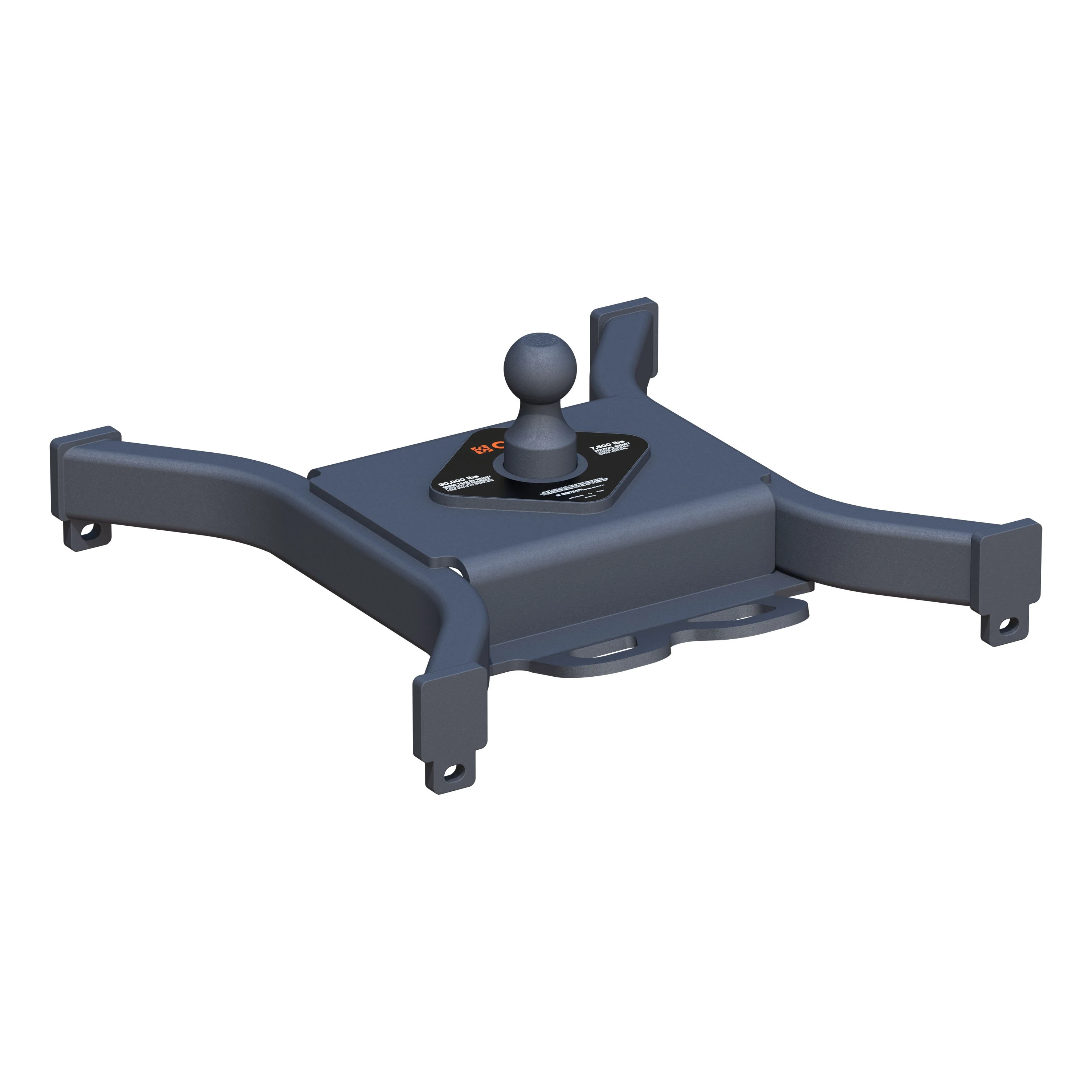 Spyder 5th Wheel Rail Gooseneck Hitch with 2-5/16 Inch Ball, 30K