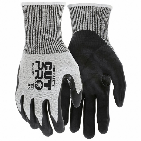 MCR SAFETY 92754BPXXL Coated Glove, 2XL, Bi-Polymer, Yarn, 1 Pair | CR2UMC 793ZR4