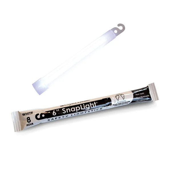 SnapLight, 6 Inch Length, 8 hr Duration, 5 Yr Shelf Life, White