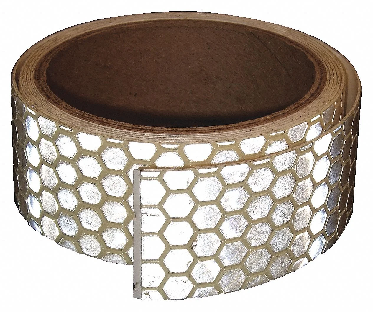 CYALUME TECHNOLOGIES 9-30012 Floor Marking Tape, Reflective, Checkered, White, 2 Inch x 150 ft, 6.8 mil Tape Thick | CR2UNU 45JZ69