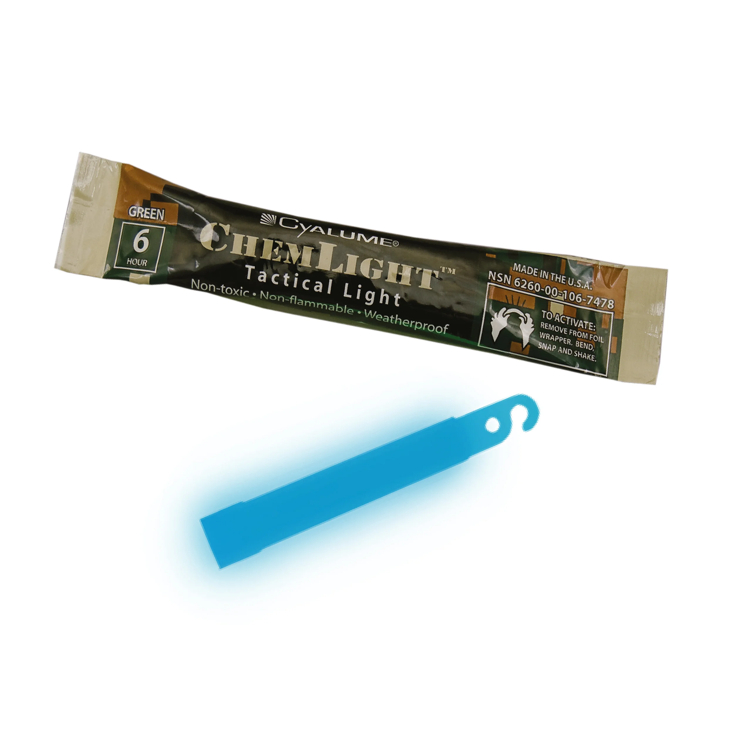 LightStick, 4 Inch Length, 6 hr Duration, 4 Yr Shelf Life Shelf Life, Blue