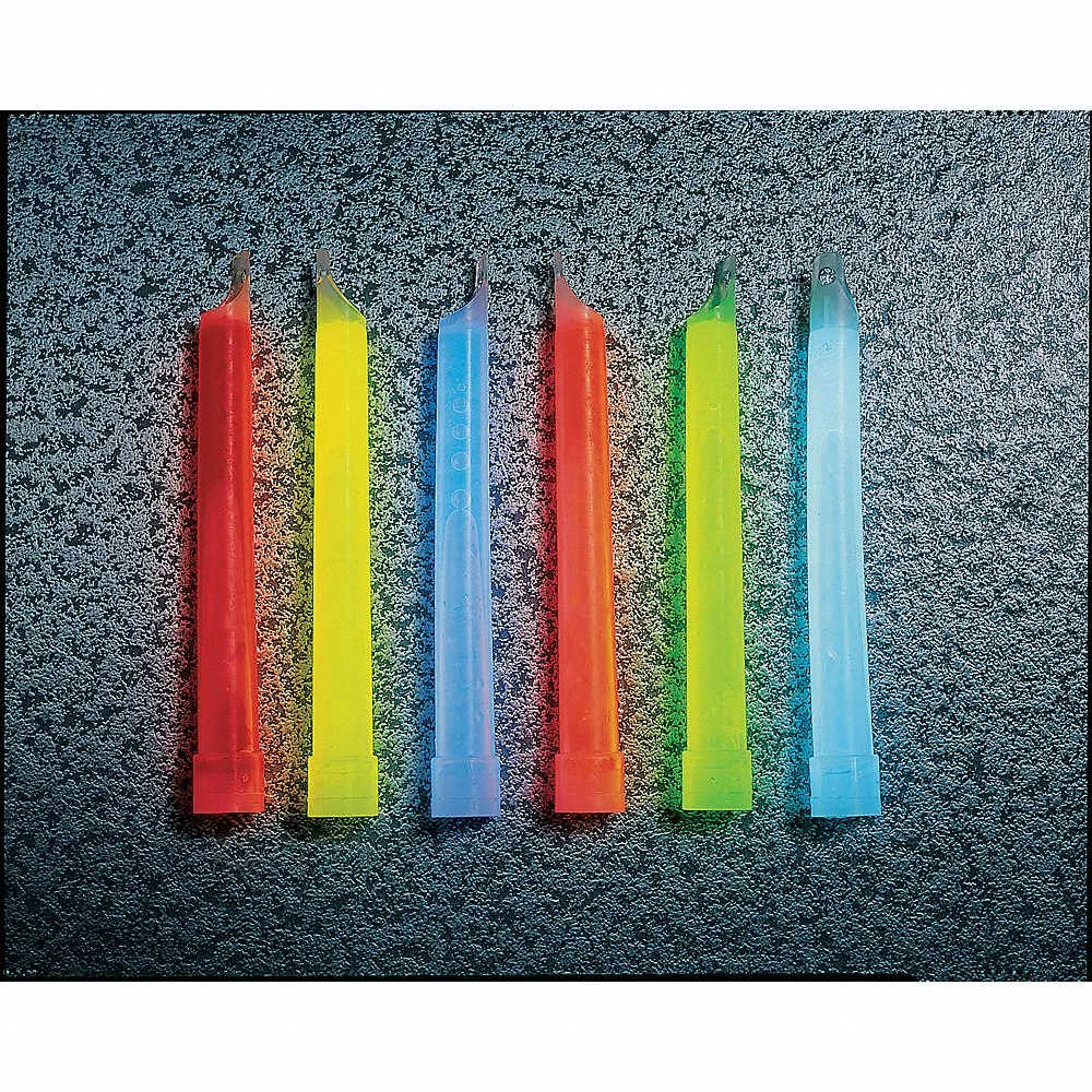 CYALUME TECHNOLOGIES 9-86010 High Intensity Lightstick, 6 Inch Length, 1/2 hr Duration, Red, 10 Pack | CR2UNY 3NRA9