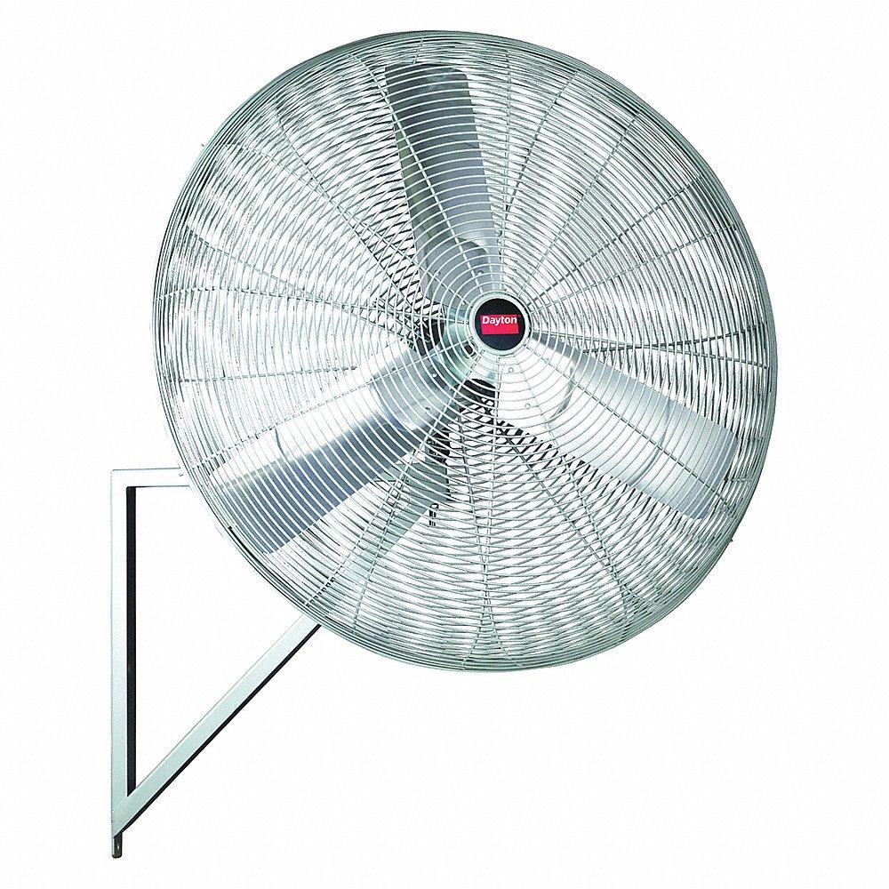 DAYTON 216NU2 Standard Duty Industrial Fan, Stationary, Ceiling, Post, Wall, 24 Inch Size, 277VAC | CJ3MYH