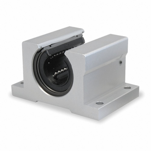 DAYTON 2CNN7 Linear Pillow Block Bearing, 0.75 Inch Bore Dia., Stainless Steel/Polymer Cage | CJ2RYX