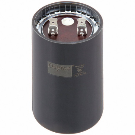 DAYTON 2MET5 Motor Start Capacitor, 220 To 250V Ac, 145-174 Mfd, Round, 3 3/8 Inch Case Ht | CR2XZN