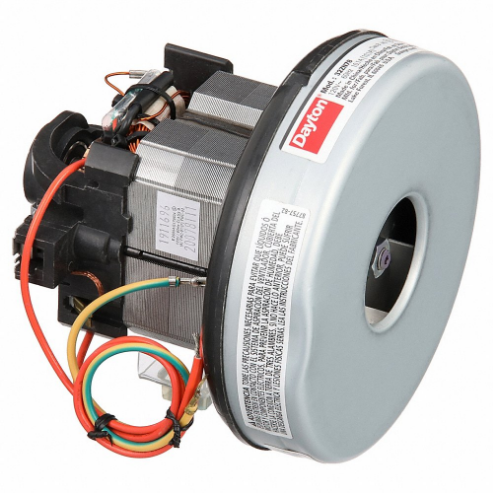 DAYTON 32ZN80 Vacuum Motor, Metal Mounting Bracket, 5.7 Inch Dia. AC, 2 Blower Stages | CJ3TAA
