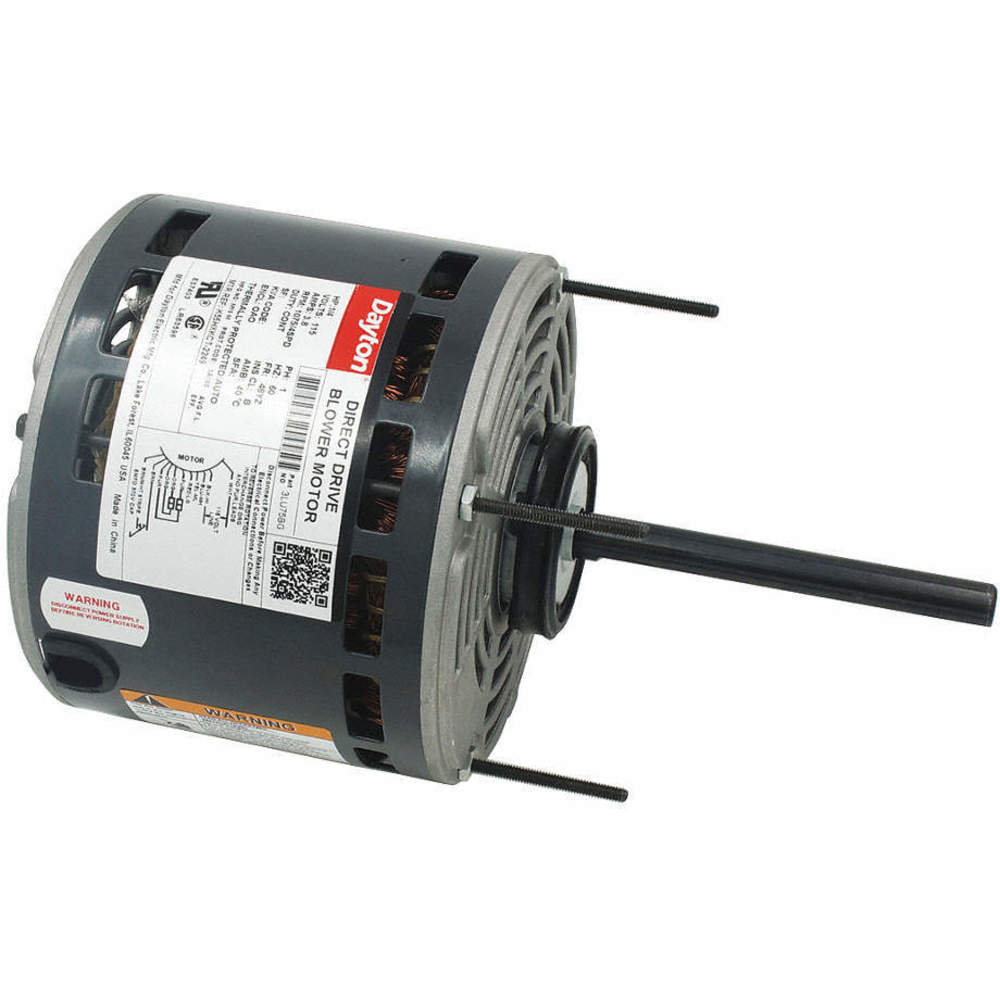 DAYTON 3LU75 Motor 1/4hp Direct/drive Blower | AC9ZGK
