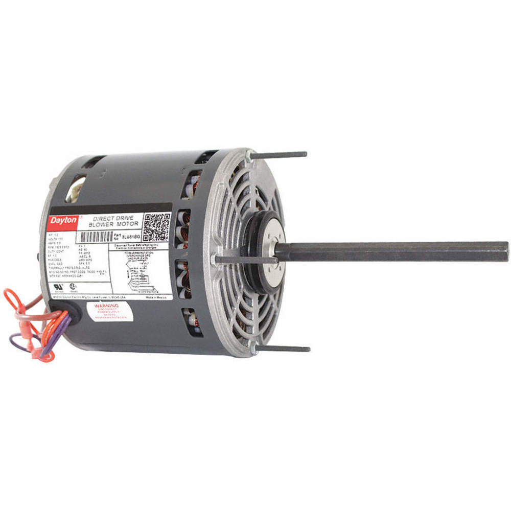 DAYTON 3LU81 Motor 1/2hp Direct/drive Blower | AC9ZGR