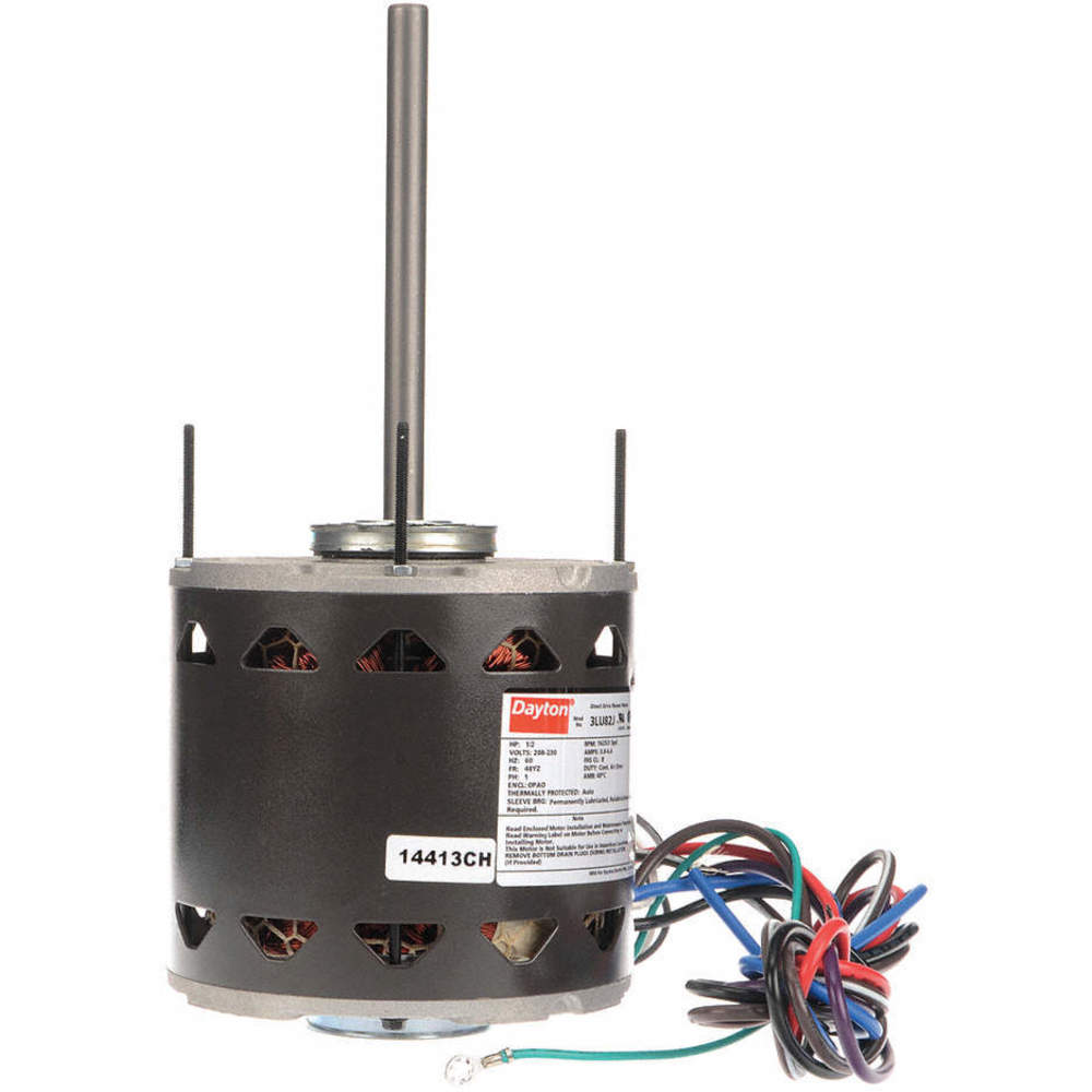 DAYTON 3LU82 Motor 1/2hp Direct/drive Blower | AC9ZGT