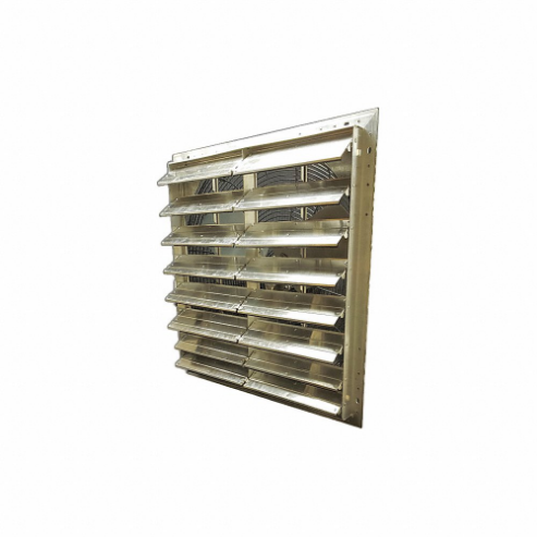 DAYTON 484X50 Shutter Mount Exhaust Fan, 1/2 HP, 36 Inch Blade Dia., 115 VAC, 825 RPM Motor | CH3PUY 484X50