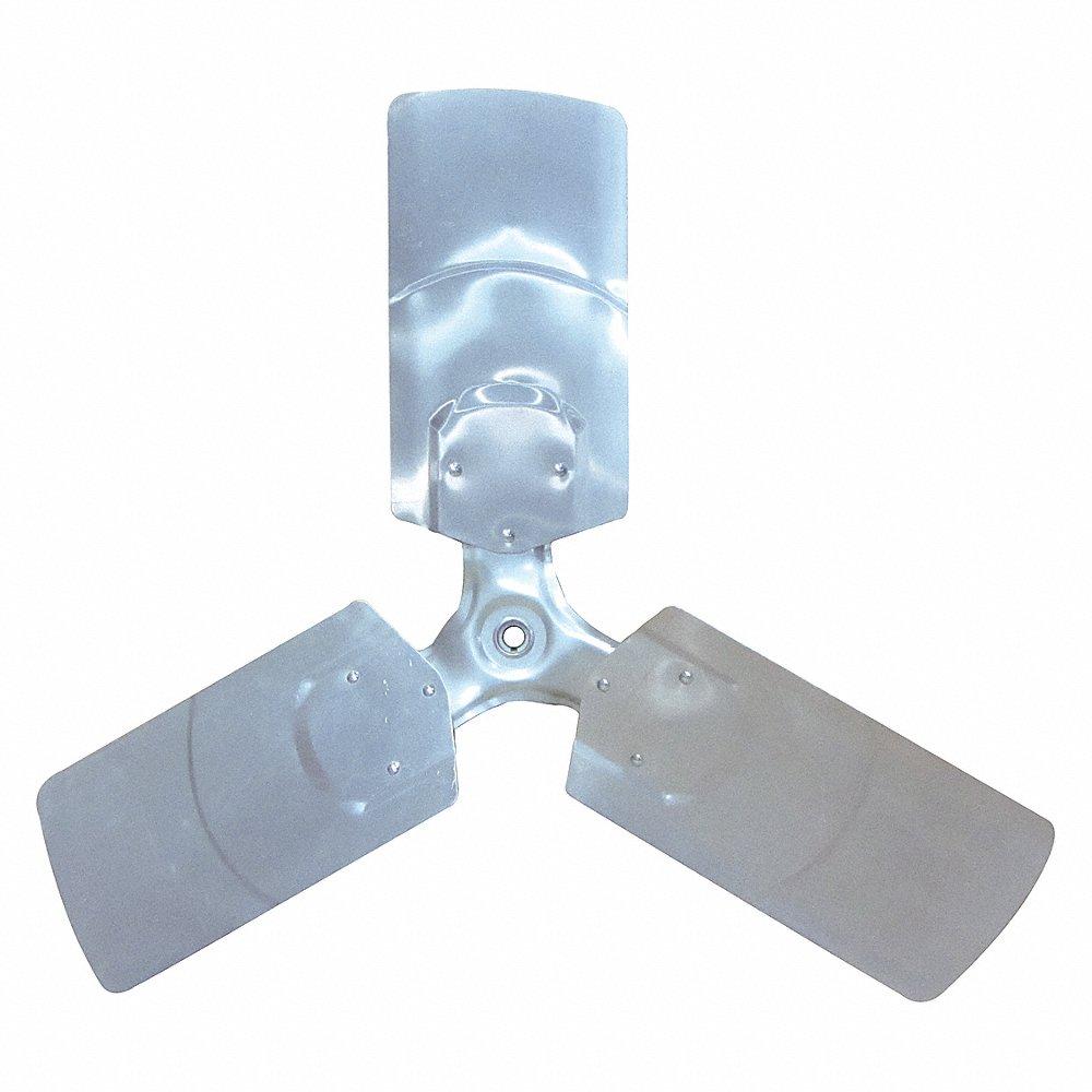 DAYTON VE10D981PG Propeller, 30 Inch Diameter, 5/8 Inch Bore Dia., 23 Deg. Pitch, 3 Blades, Aluminum | CJ3BVL 43XR27