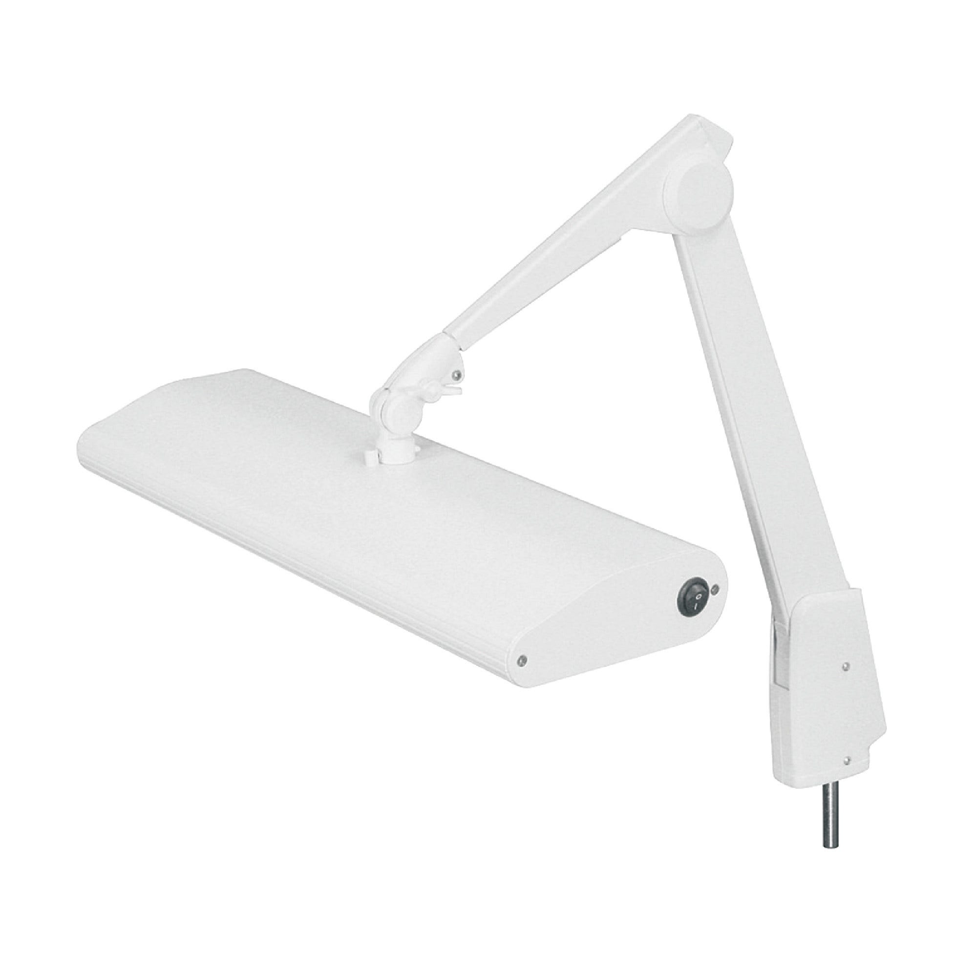 DAZOR 125M3-WH-FSB Contemporary Arm Pivot Base Light, Full Spectrum, 45W, White, 33 Inch | CD4NNJ