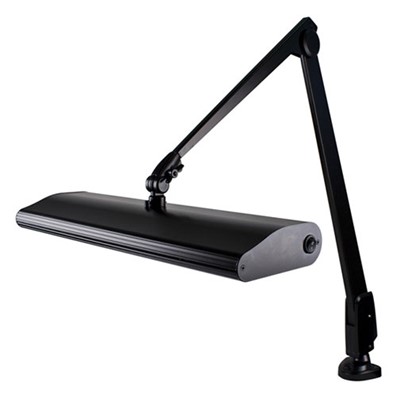 DAZOR 134M3-BK-DL Contemporary Arm Clamp Light, Daylight, 45W, Black, 43 Inch | CD4NNP