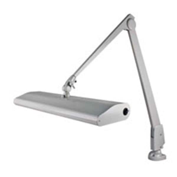 DAZOR 134M3-DG-FSB Contemporary Arm Clamp Light, Full Spectrum, 45W, Dove Grey, 43 Inch | CD4NNT